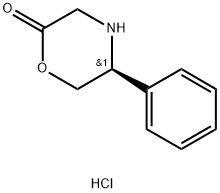 (5S)-5-phenylmorpholin-2-one hydrochloride