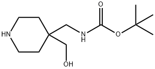 tert-butyl N-{[4-(hydroxymethyl)piperidin-4-yl]methyl}carbamate