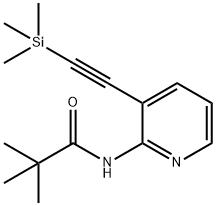 2,2-Dimethyl-N-(3-trimethylsilanylethynyl-pyridin-2-yl)-propionamide