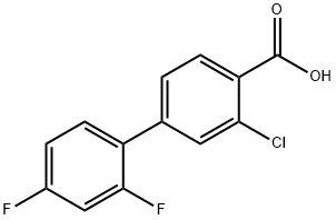 2-Chloro-4-(2,4-difluorophenyl)benzoic acid
