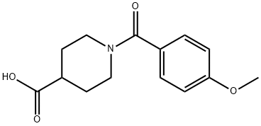 1-(4-Methoxybenzoyl)-4-piperidinecarboxylic acid
