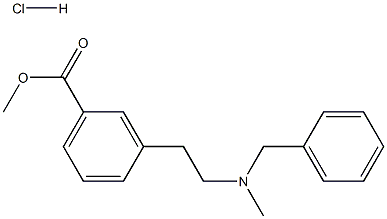 Methyl 3-(2-(benzyl(methyl)amino)ethyl)benzoate hydrochloride