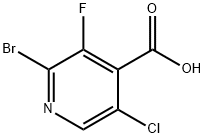 2-Bromo-5-chloro-3-fluoroisonicotinic acid