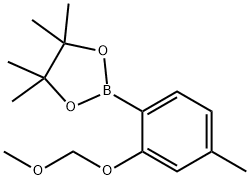 2-[2-(methoxymethoxy)-4-methylphenyl]-4,4,5,5-tetramethyl-1,3,2-dioxaborolane