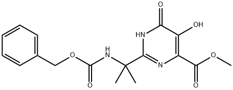 Methyl 2-(2-(benzyloxycarbonylamino)propan-2-yl)-5-hydroxy-6-oxo-1,6-dihydropyrimidine-4-carboxylate