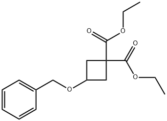 1,1-diethyl 3-(benzyloxy)cyclobutane-1,1-dicarboxylate