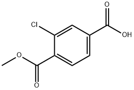 3-Chloro-4-(methoxycarbonyl)benzoic acid