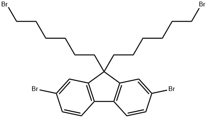2,7-Dibromo-9,9-bis(6-bromohexyl)fluorene