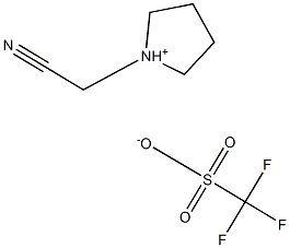 1-(Cyanomethyl)pyrrolidin-1-ium trifluoromethanesulfonate