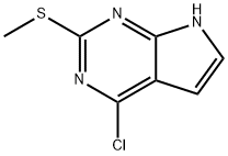 4-Chloro-2-(methylthio)-7H-pyrrolo[2,3-d]pyrimidine
