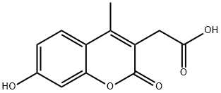7-Hydroxy-4-methyl-3-coumarinylacetic acid