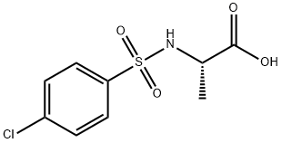 2-{[(4-Chlorophenyl)sulfonyl]amino}propanoic acid