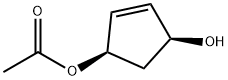 (1R,4S)-4-hydroxycyclopent-2-en-1-yl acetate