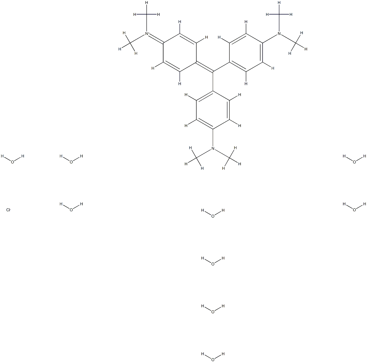 Crystal Violet Nonahydrate [Ion association reagent for spectrophotometric analysis]