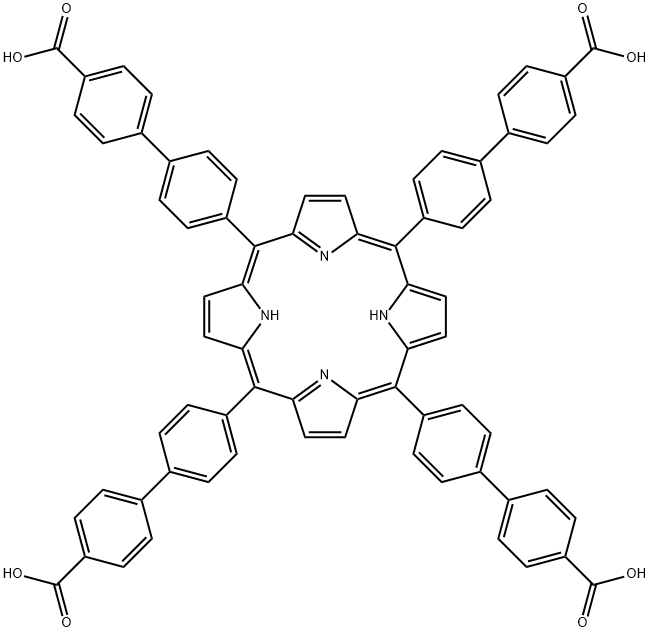4',4''',4''''',4'''''''-(porphyrin-5,10,15,20-tetrayl)tetrakis(([1,1'-biphenyl]-4-carboxylic acid))