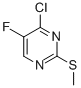 4-chloro-5-fluoro-2-(methylsulfanyl)pyrimidine