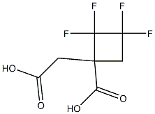 1-(carboxymethyl)-2,2,3,3-tetrafluorocyclobutanecarboxylic acid