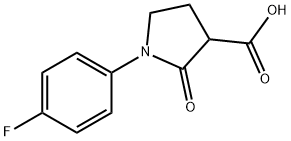1-(4-FLUOROPHENYL)-2-OXO-3-PYRROLIDINECARBOXYLIC ACID