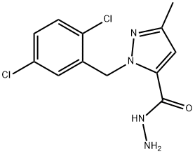 1-(2,5-dichlorobenzyl)-3-methyl-1h-pyrazole-5-carbohydrazide