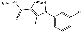 1-(3-CHLOROPHENYL)-5-METHYL-1H-PYRAZOLE-4-CARBOHYDRAZIDE