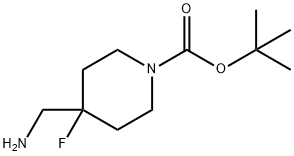 tert-butyl 4-(aminomethyl)-4-fluoropiperidine-1-carboxylate