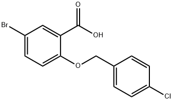 5-Bromo-2-[(4-chlorobenzyl)oxy]benzoic acid