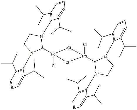 Dichloro(di-μ-chloro)bis[1,3-bis(2,6-diisopropylphenyl)-2-imidazolidinylidene]dipalladium(II)
