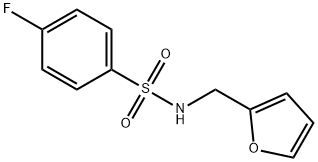 N-(Furan-2-ylmethyl) 4-fluorobenzenesulfonamide
