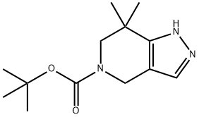 tert-butyl 7,7-dimethyl-1H,4H,5H,6H,7H-pyrazolo[4,3-c]pyridine-5-carboxylate