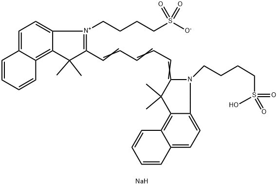 3,3,3',3'-Tetramethyl-1,1'-bis(4-sulfobutyl)benzoindodicarbocyanine Sodium Salt