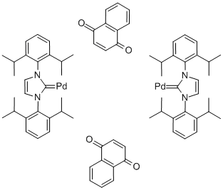 1,3-Bis(2,6-diisopropylphenyl)imidazol-2-ylidene(1,4-naphthoquinone)palladium(0) dimer