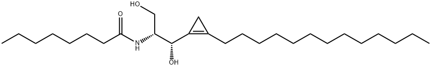 N-[(1R,2S)-2-hydroxy-1-hydroxymethyl-2-(2-tridecyl-1-cyclopropenyl)ethyl]octanamide