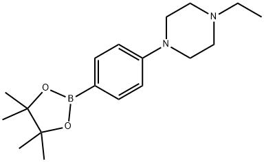 1-Ethyl-4-[4-(4,4,5,5-tetramethyl-1,3,2-dioxaborolan-2-yl)phenyl]piperazine