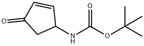 tert-butyl N-(4-oxocyclopent-2-en-1-yl)carbamate