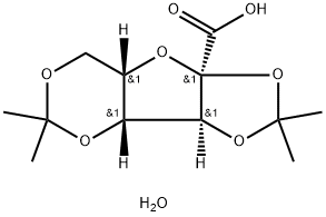 (-)-2,34,6-Di-O-isopropylidene-2-keto-L-gulonic acid monohydrate