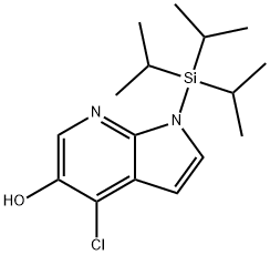 4-chloro-1-[tris(propan-2-yl)silyl]-1H-pyrrolo[2,3-b]pyridin-5-ol