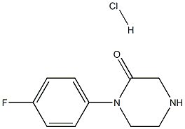 1-(4-Fluorophenyl)piperazin-2-one hydrochloride