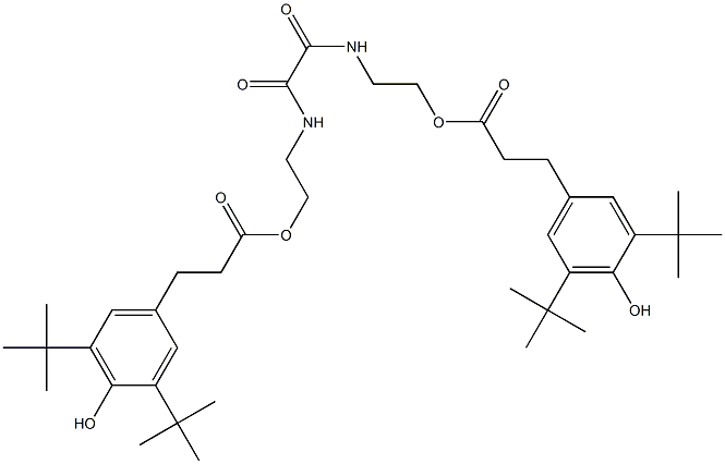 (Oxalylbis(azanediyl))bis(ethane-2,1-diyl) bis(3-(3,5-di-tert-butyl-4-hydroxyphenyl)propanoate)