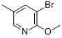 3-Bromo-2-methoxy-5-methylpyridine