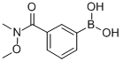 3-[Methoxy(methyl)carbamoyl]benzeneboronic acid (contains varying amounts of Anhydride)