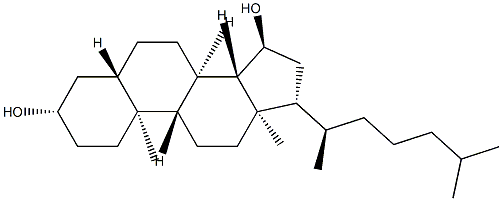 5α-cholestane-3β,15α-diol