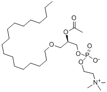 1-O-octadecyl-2-acetyl-sn-glycero-3-phosphocholine