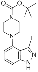 1-Boc-4-(3-Iodo-1H-indazol-4-yl)piperazine