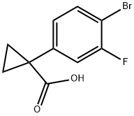 1-(4-Bromo-3-fluorophenyl)cyclopropane-1-carboxylic acid