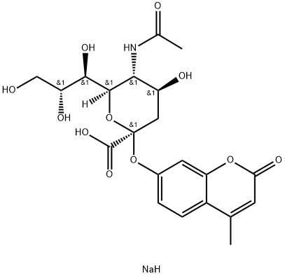 2′-(4-Methylumbelliferyl)-α-D-N-acetylneuraminic acid sodium salt hydrate