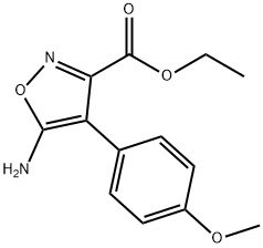 Ethyl 5-amino-4-(4-methoxyphenyl)-3-isoxazolecarboxylate