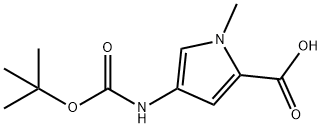 4-(tert-butoxycarbonylamino)-1-methyl-1H-pyrrole-2-carboxylic acid