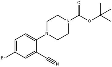 1-Boc-4-(4-bromo-2-cyanophenyl)piperazine