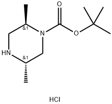 tert-butyl trans-2,5-dimethylpiperazine-1-carboxylate hydrochloride