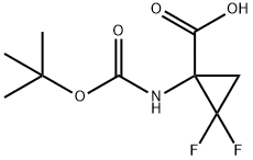 1-(tert-Butoxycarbonylamino)-2,2-difluorocyclopropanecarboxylic acid